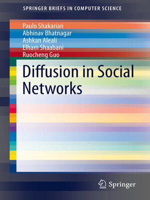 cover image of Diffusion in Social Networks